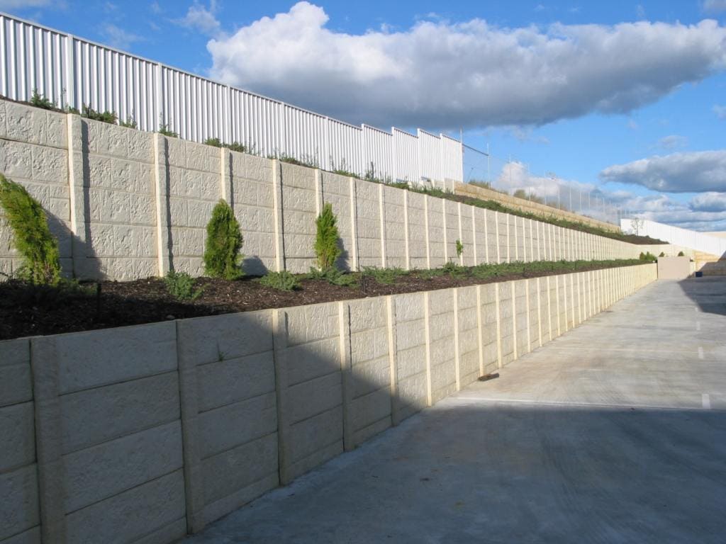 Calibre Precast Concrete Retaining Walls