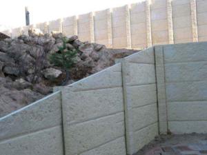 Installed Retaining Wall